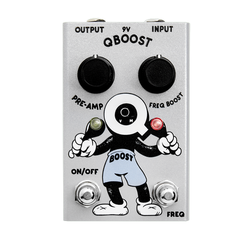 Qboost Ltd Edition Silver- Overdrive, Boost & Fuzz — Stone Deaf Qboost Ltd Edition Silver- Overdrive, Boost & Fuzz — Stone Deaf